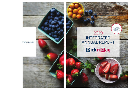 Miniature Pick n Pay Stores Rapport annuel 2019