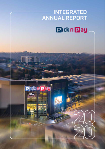 Miniature Pick n Pay Stores Rapport annuel 2020
