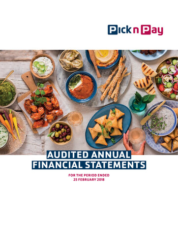 Thumbnail Pick n Pay Stores Financial Statement fy2018