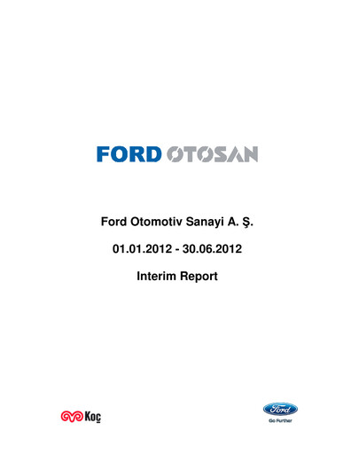 Thumbnail Ford Otosan
 Half-year Report 2012-h1