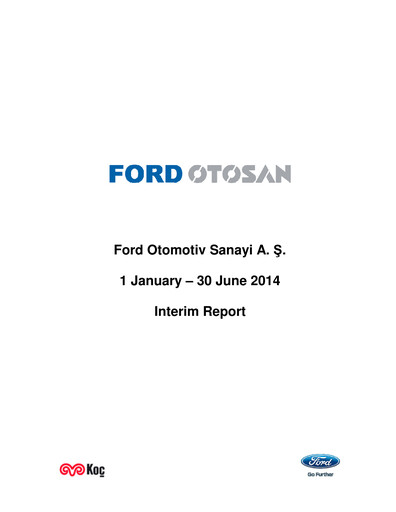 Thumbnail Ford Otosan
 Half-year Report 2014-h1