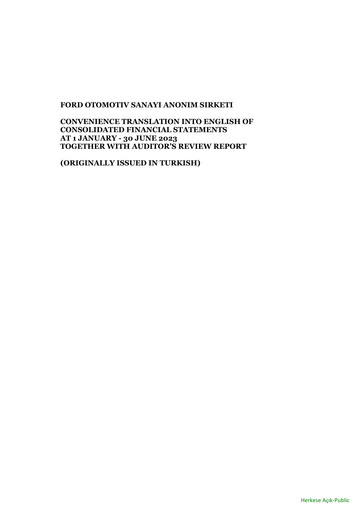 Thumbnail Ford Otosan
 Half-year Report 2023-h1