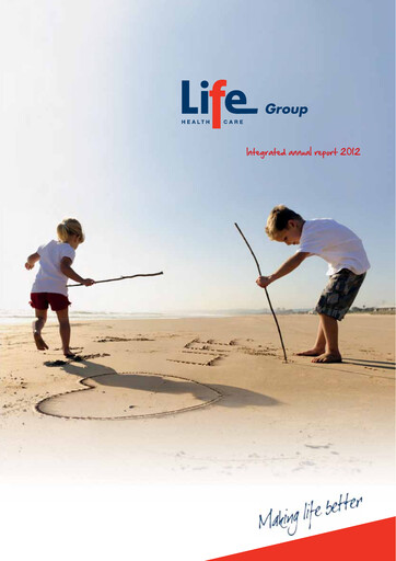 Thumbnail Life Healthcare Group Annual Report 2012
