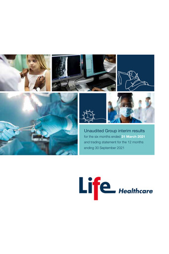 Thumbnail Life Healthcare Group Half-year Report 2021-h1