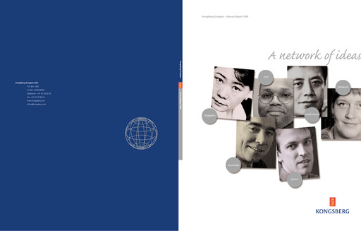 Miniature Kongsberg Gruppen Rapport annuel 1999