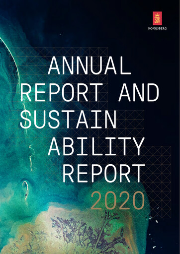 Miniature Kongsberg Gruppen Rapport annuel 2020