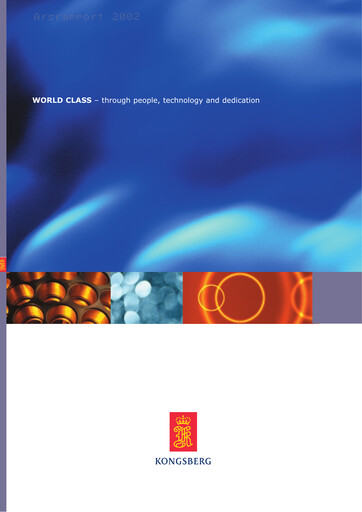 Thumbnail Kongsberg Gruppen Annual Report 2002