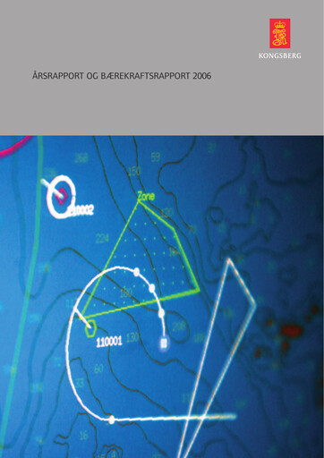 Thumbnail Kongsberg Gruppen Annual Report 2006