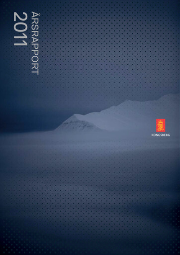 Thumbnail Kongsberg Gruppen Annual Report 2011