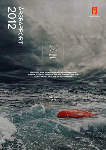Thumbnail Kongsberg Gruppen Annual Report 2012