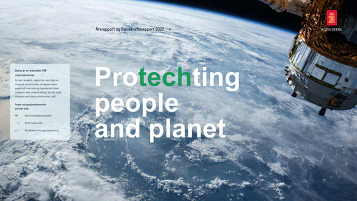 Thumbnail Kongsberg Gruppen Annual Report 2022