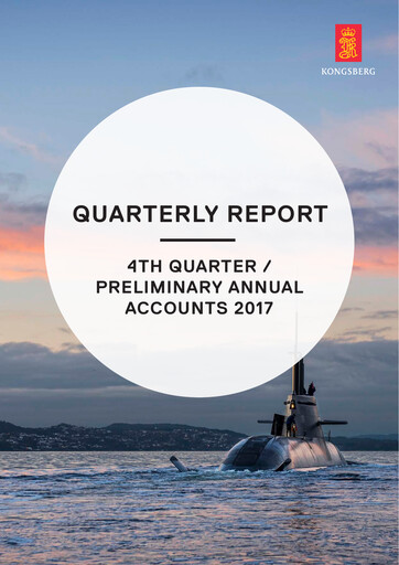 Thumbnail Kongsberg Gruppen Quarterly Report 2017-q4