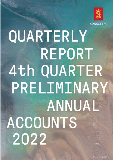 Thumbnail Kongsberg Gruppen Quarterly Report 2022-q4