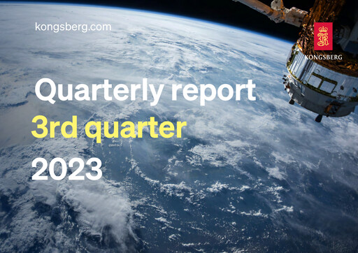 Thumbnail Kongsberg Gruppen Quarterly Report 2023-q3