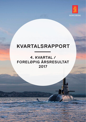 Thumbnail Kongsberg Gruppen Quarterly Report 2017-q4