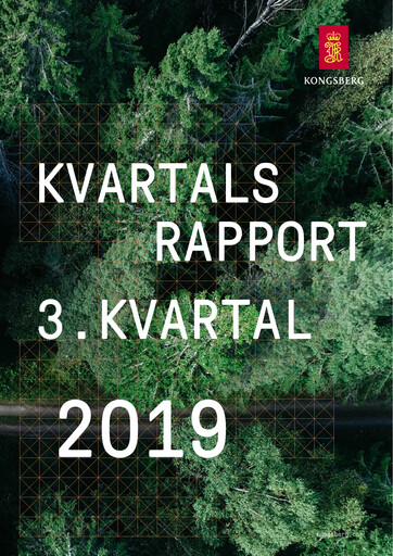 Thumbnail Kongsberg Gruppen Quarterly Report 2019-q3