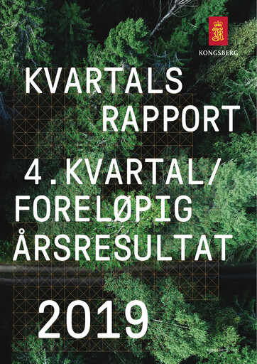 Thumbnail Kongsberg Gruppen Quarterly Report 2019-q4