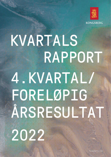 Thumbnail Kongsberg Gruppen Quarterly Report 2022-q4