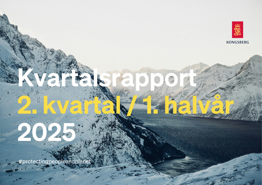 Thumbnail Kongsberg Gruppen Quarterly Report 2025-q2
