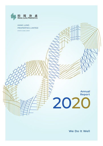 Thumbnail Hang Lung Group Annual Report 2020
