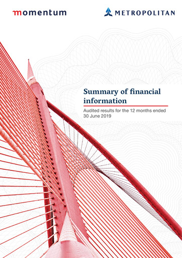 Thumbnail Momentum Metropolitan Financial Report 2019