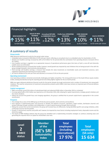 Thumbnail Momentum Metropolitan Half-year Report 2014-h1