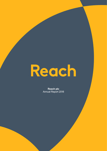 Thumbnail Reach plc Annual Report 2018