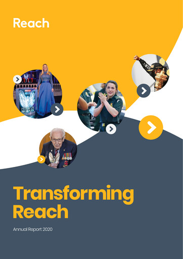 Thumbnail Reach plc Annual Report 2020