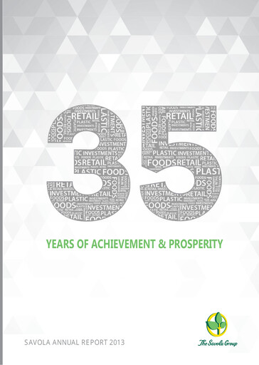 Thumbnail Savola Group Annual Report 2013