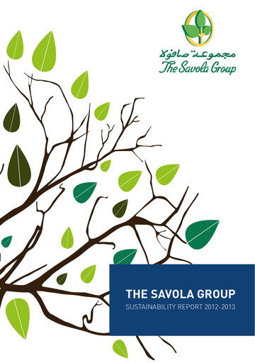Thumbnail Savola Group Sustainability Report 2013