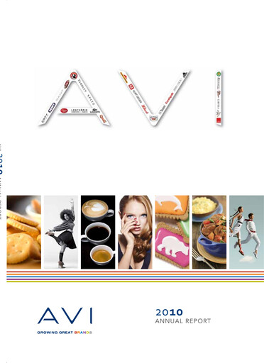 Thumbnail AVI Limited Annual Report 2010