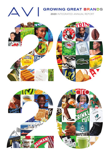 Thumbnail AVI Limited Annual Report 2020