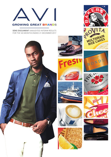 Vorschaubild AVI Limited Halbjahresbericht 2017-h1