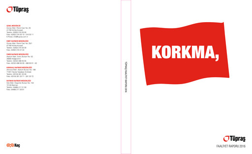 Thumbnail Türkiye Petrol Rafinerileri Annual Report 2016