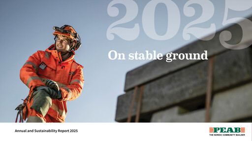 Thumbnail Peab Annual Report 2025