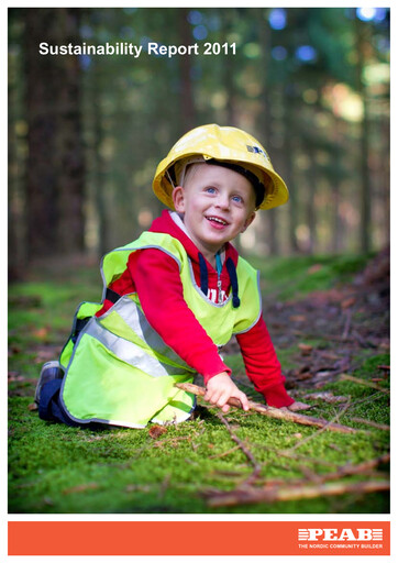 Thumbnail Peab Sustainability Report 2011