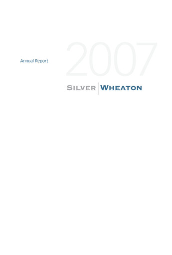 Thumbnail Wheaton Precious Metals Annual Report 2007