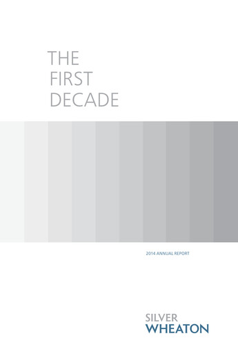 Thumbnail Wheaton Precious Metals Annual Report 2014