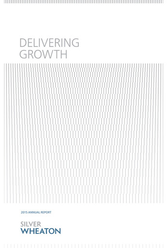 Thumbnail Wheaton Precious Metals Annual Report 2015