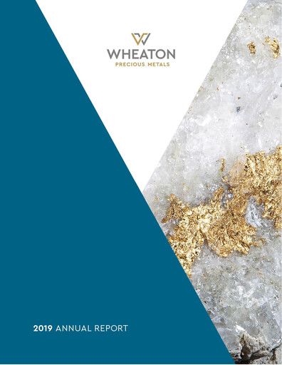 Thumbnail Wheaton Precious Metals Annual Report 2019