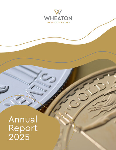Thumbnail Wheaton Precious Metals Annual Report 2025