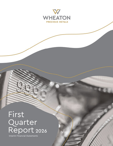 Thumbnail Wheaton Precious Metals Financial Statement 2026-q1