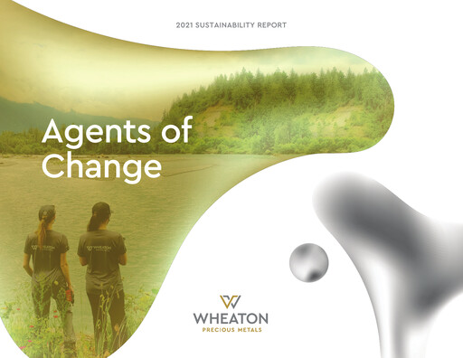 Thumbnail Wheaton Precious Metals Sustainability Report 2021