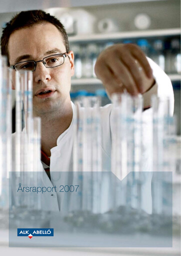 Miniature ALK-Abelló Rapport annuel 2007