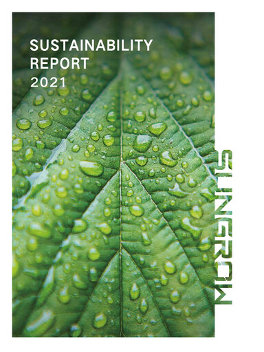 Thumbnail Sungrow Power Supply Sustainability Report 2021