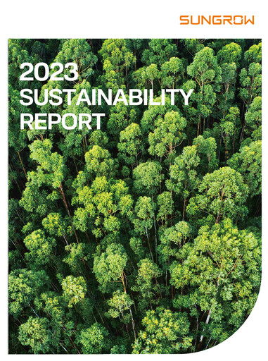 Thumbnail Sungrow Power Supply Sustainability Report 2023