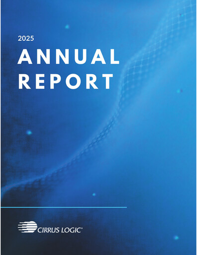 Thumbnail Cirrus Logic
 Annual Report fy2025
