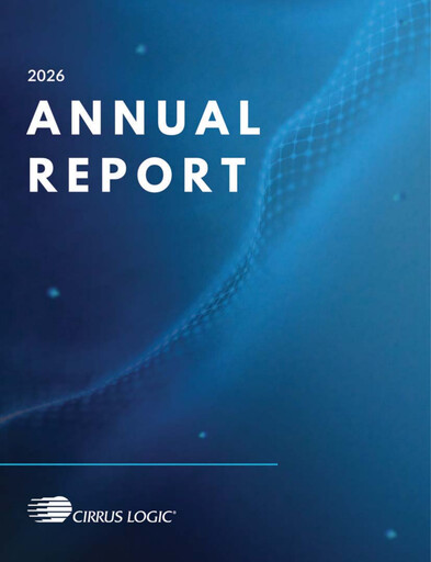 Thumbnail Cirrus Logic
 Annual Report fy2026