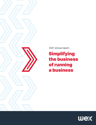 Thumbnail WEX Annual Report 2021