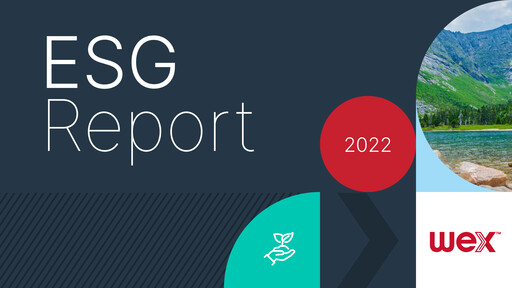 Thumbnail WEX ESG Report 2022
